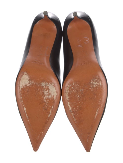 Celine Leather Cutout Accent Boots