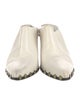 Celine Leather Studded Accents Mules