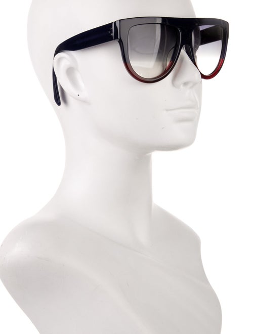 Celine Round Gradient Sunglasses