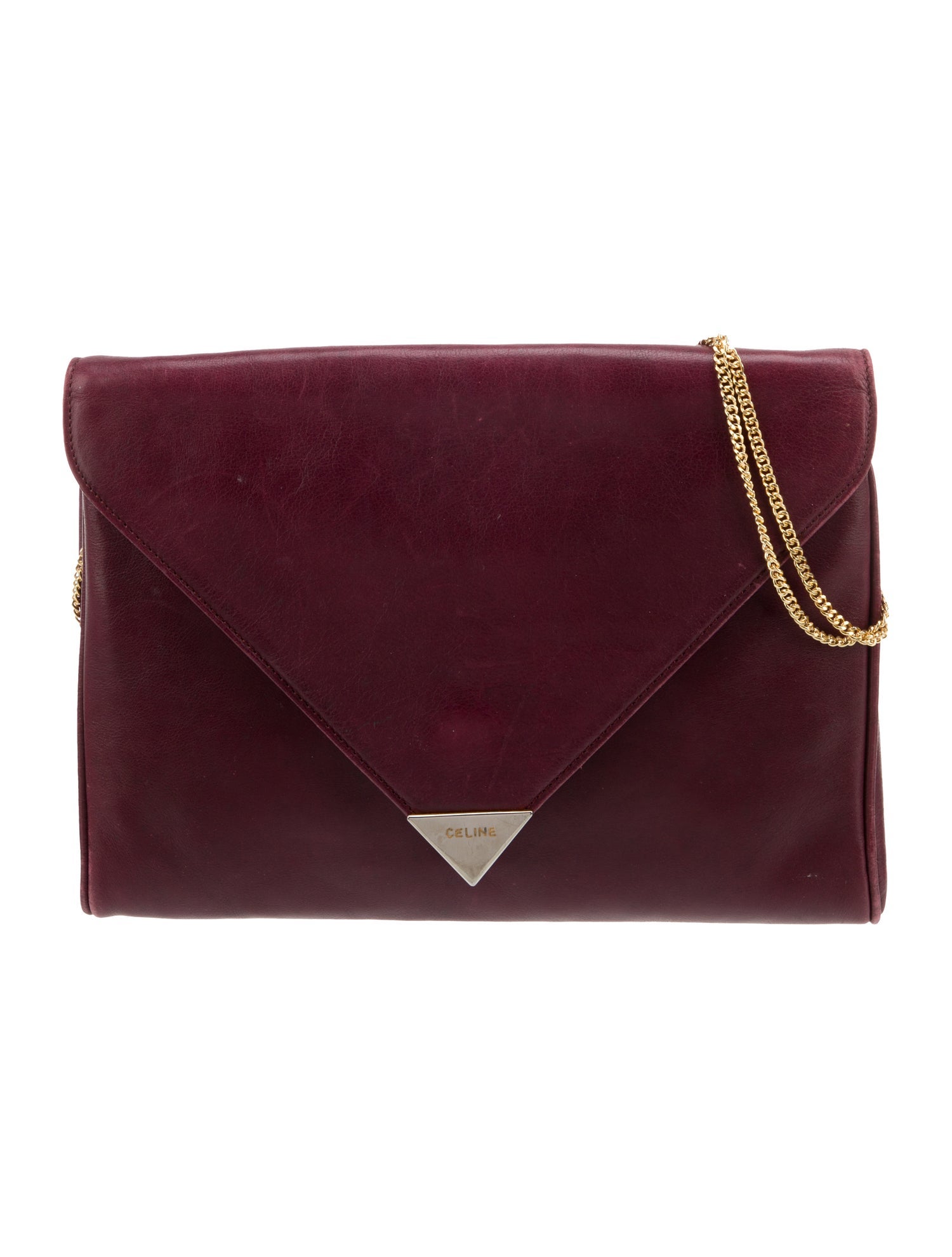 Celine Leather Shoulder Bag