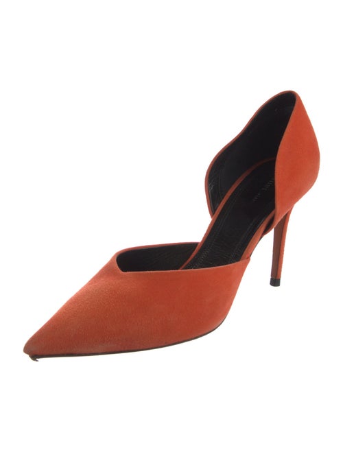 Celine Suede D'Orsay Pumps