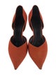 Celine Suede D'Orsay Pumps