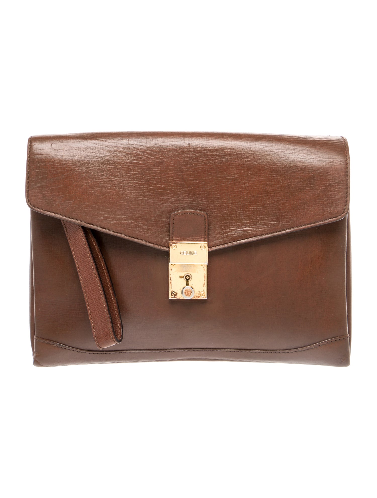 Celine Leather Portfolio Vintage