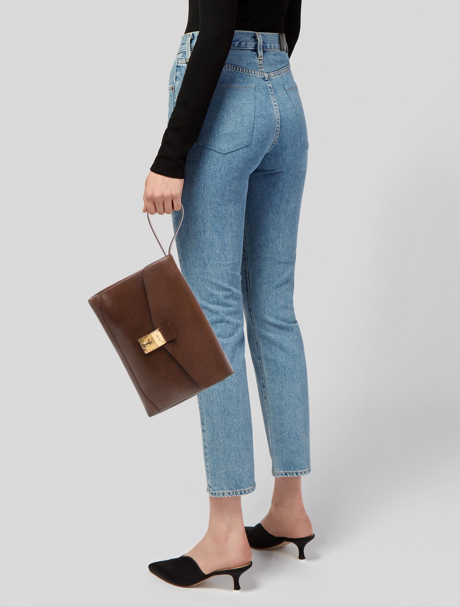 Celine Leather Portfolio Vintage