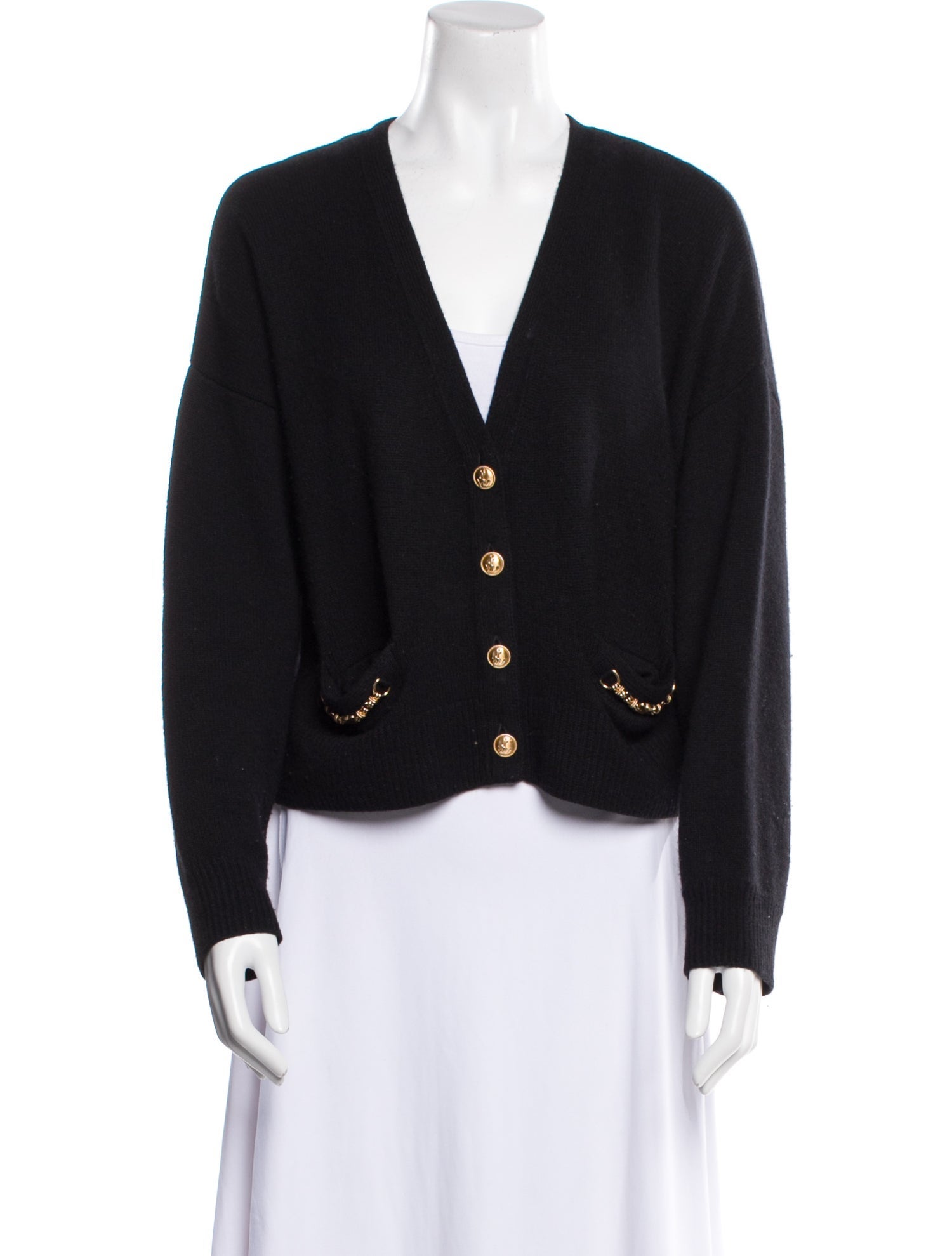 Celine Cashmere V-Neck Sweater