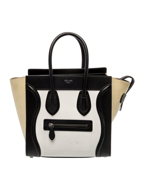 Celine Leather Luggage Micro