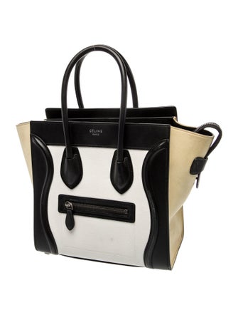 Celine Leather Luggage Micro