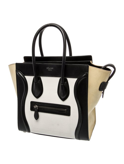 Celine Leather Luggage Micro