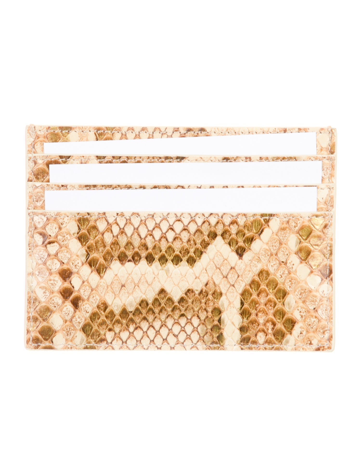 Celine Snakeskin Animal Print Wallet