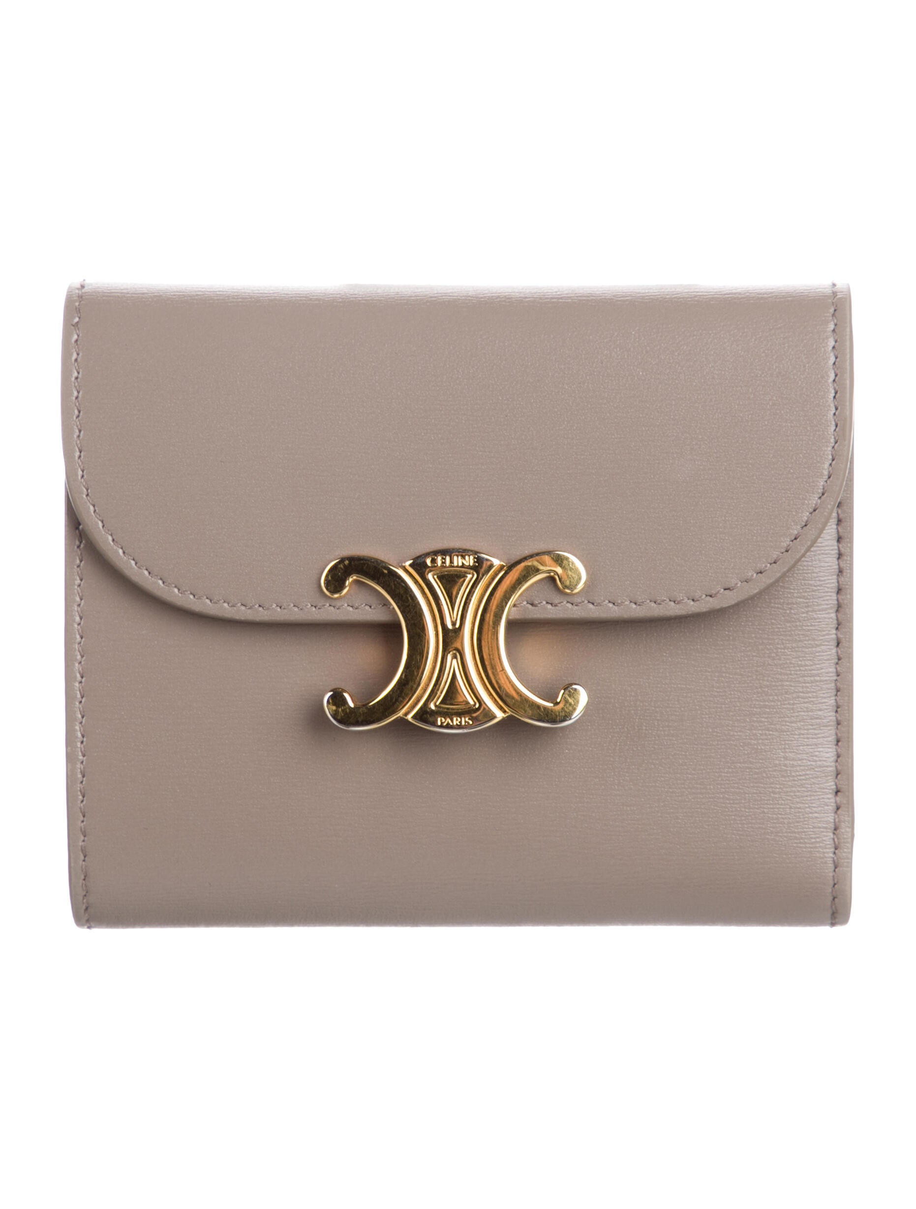 Celine 2023 Leather Compact Wallet