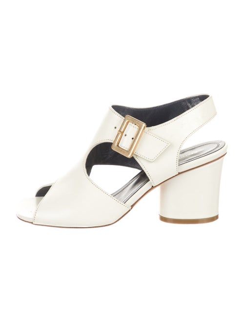 Celine Leather Slingback Sandals