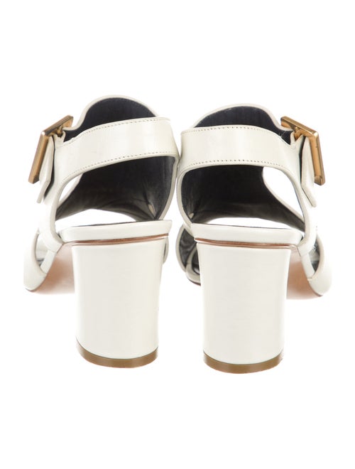 Celine Leather Slingback Sandals