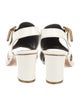 Celine Leather Slingback Sandals