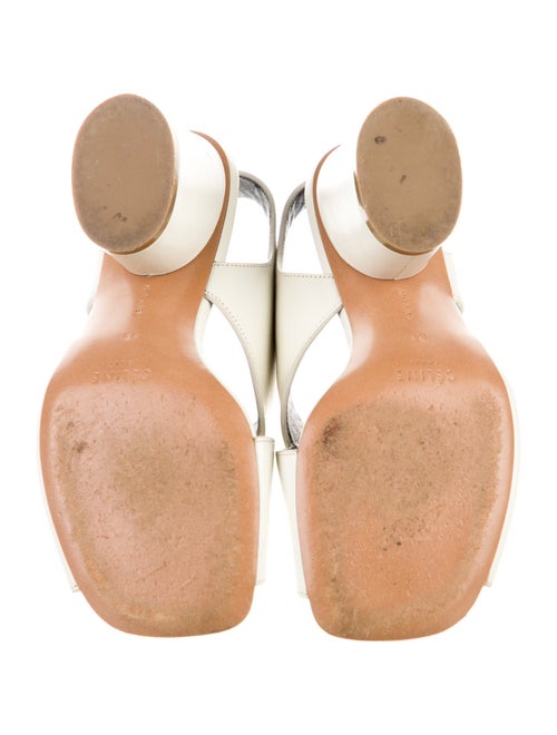 Celine Leather Slingback Sandals
