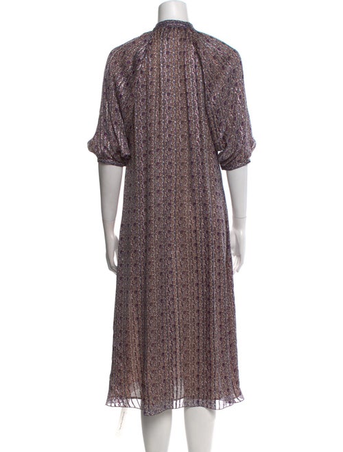 Celine Floral Print Midi Length Dress