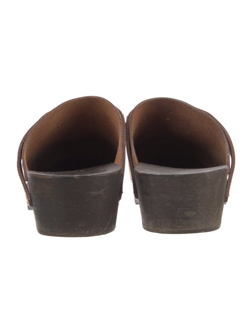 Celine Horsebit Accent Leather Mules
