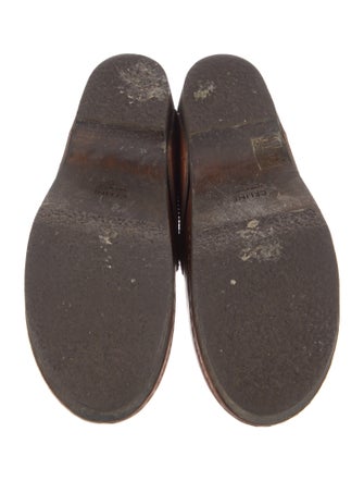 Celine Horsebit Accent Leather Mules