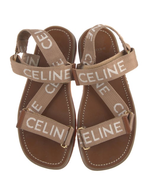Celine Printed Gladiator Sandals