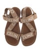 Celine Printed Gladiator Sandals