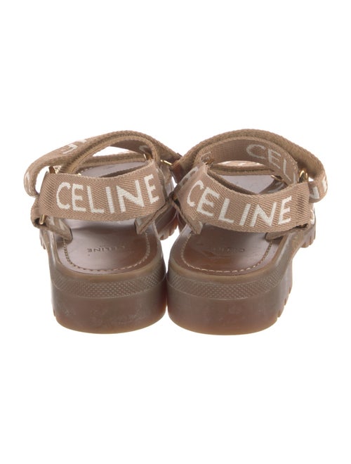 Celine Printed Gladiator Sandals