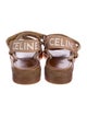 Celine Canvas Printed Sandals