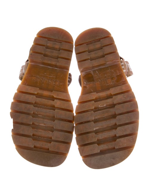 Celine Canvas Printed Sandals