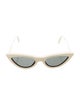 Celine Cat-Eye Mirrored Sunglasses