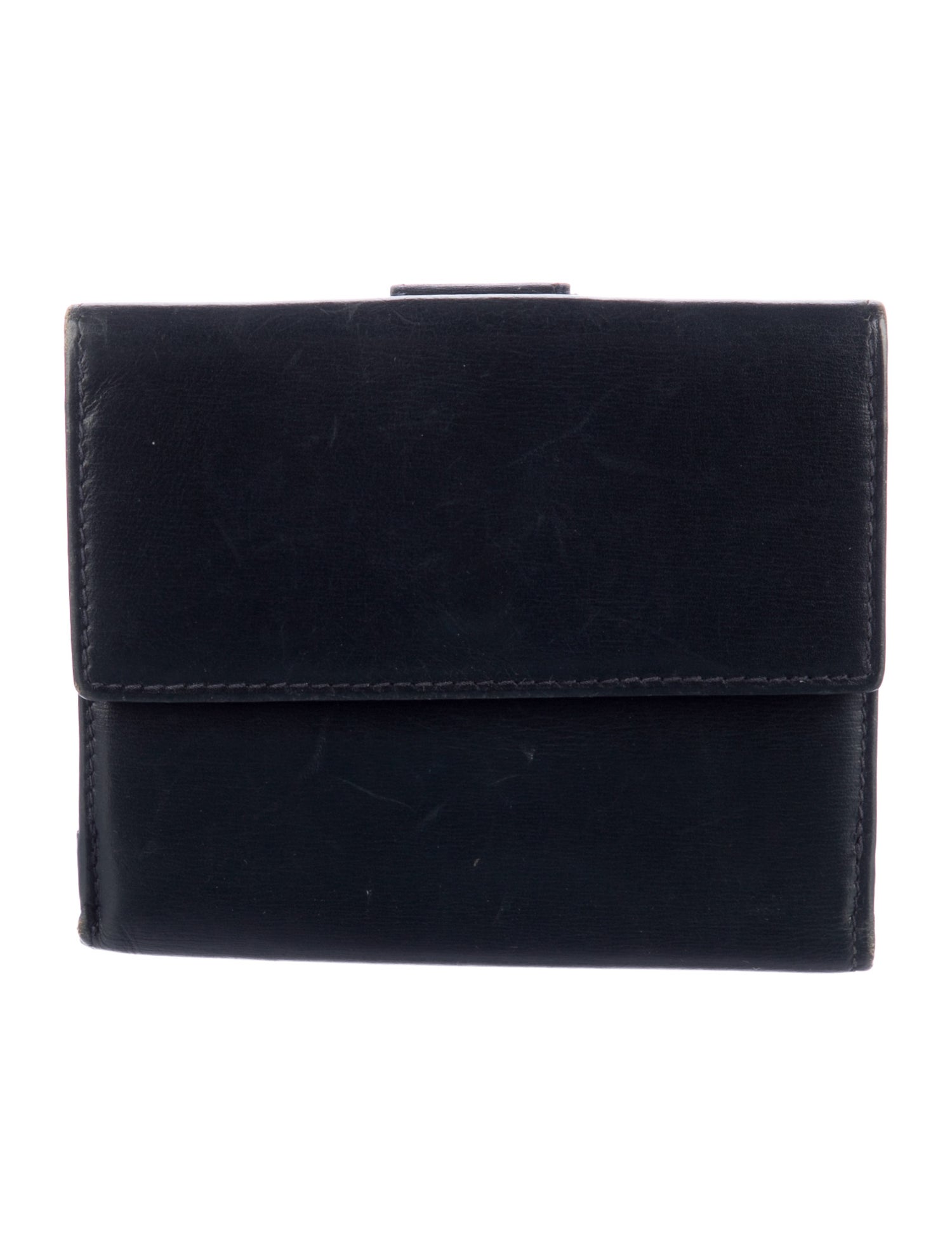 Celine Leather Compact Wallet