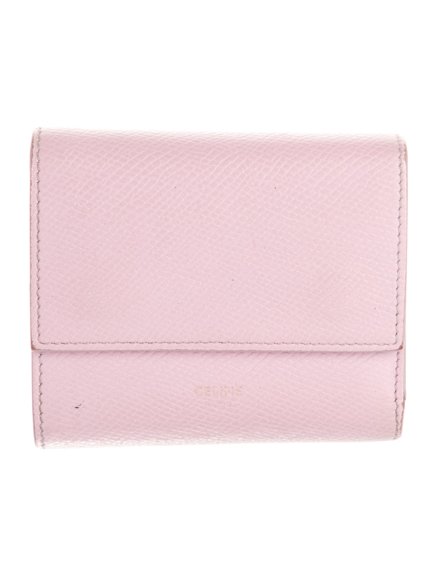Celine 2021 Leather Compact Wallet