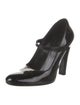 Celine Patent Leather Grosgrain Trim Pumps
