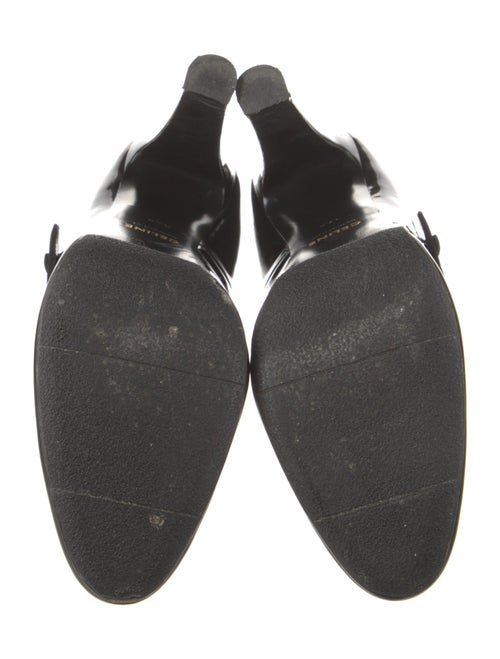 Celine Patent Leather Grosgrain Trim Pumps
