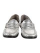 Celine Embossed Leather Loafers