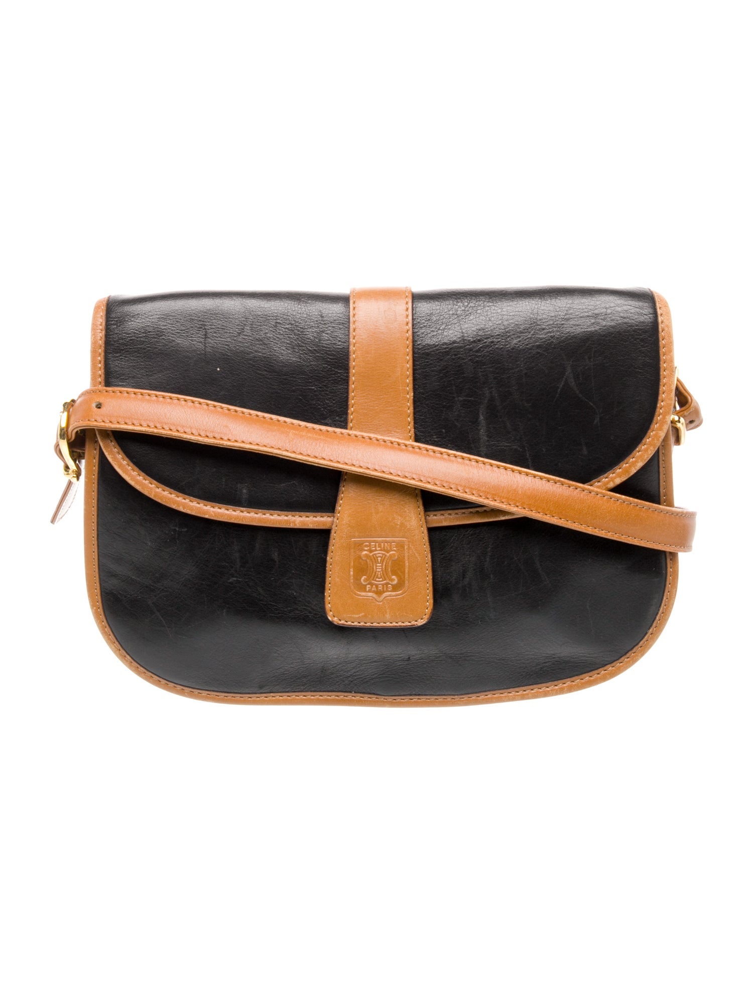 Celine Leather Triomphe Vintage
