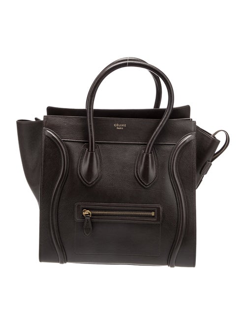 Celine Leather Luggage Micro