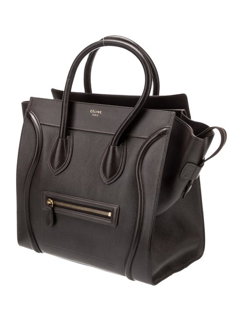 Celine Leather Luggage Micro
