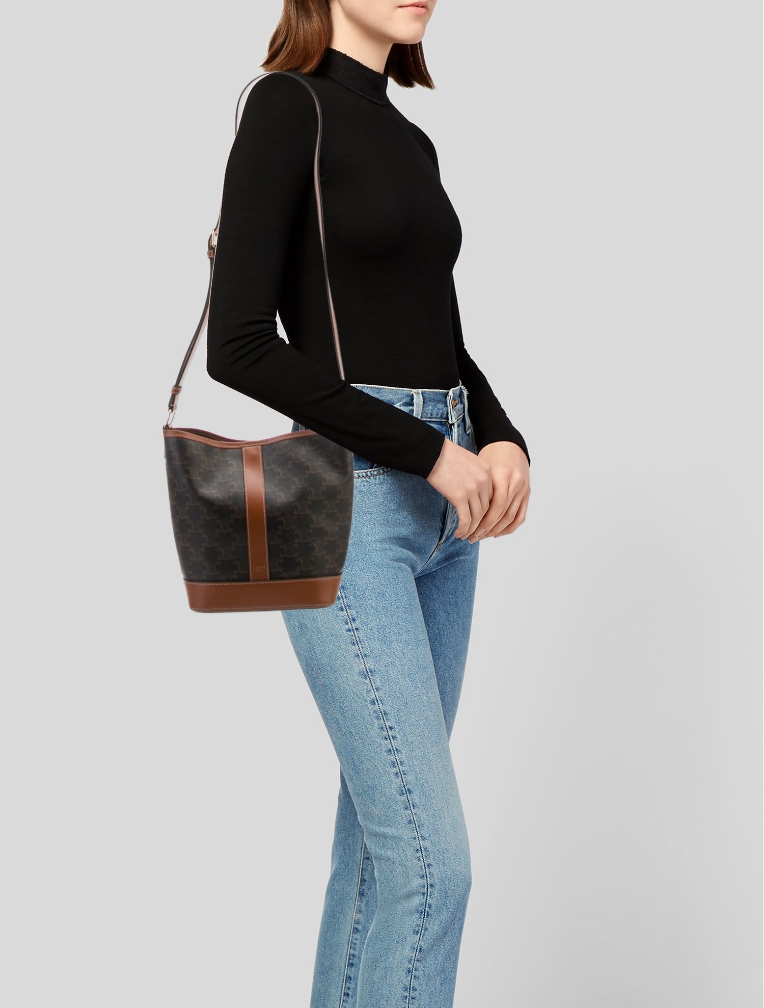 Celine Triomphe Bucket Bag Small 2022