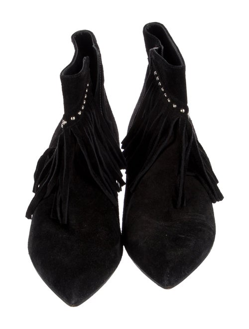 Celine Suede Studded Accents Boots