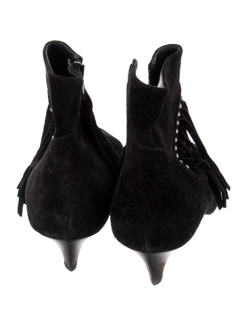 Celine Suede Studded Accents Boots