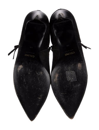 Celine Suede Studded Accents Boots