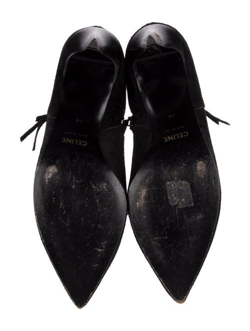 Celine Suede Studded Accents Boots