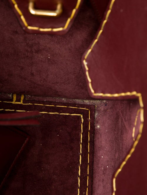 Celine Leather Tie Tote Small