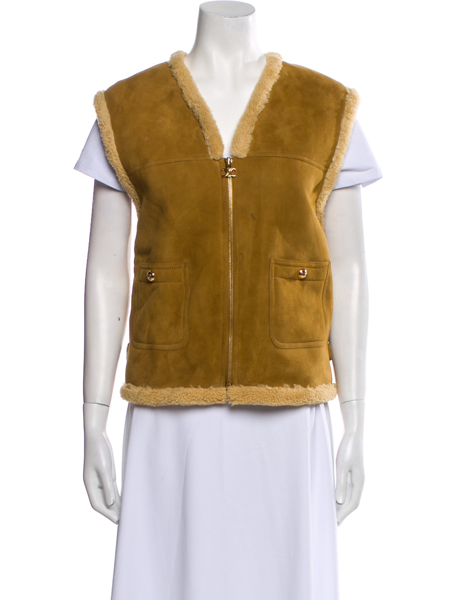 Celine Shearling Fur Jacket