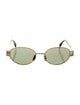 Celine Round Tinted Sunglasses