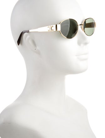 Celine Round Tinted Sunglasses