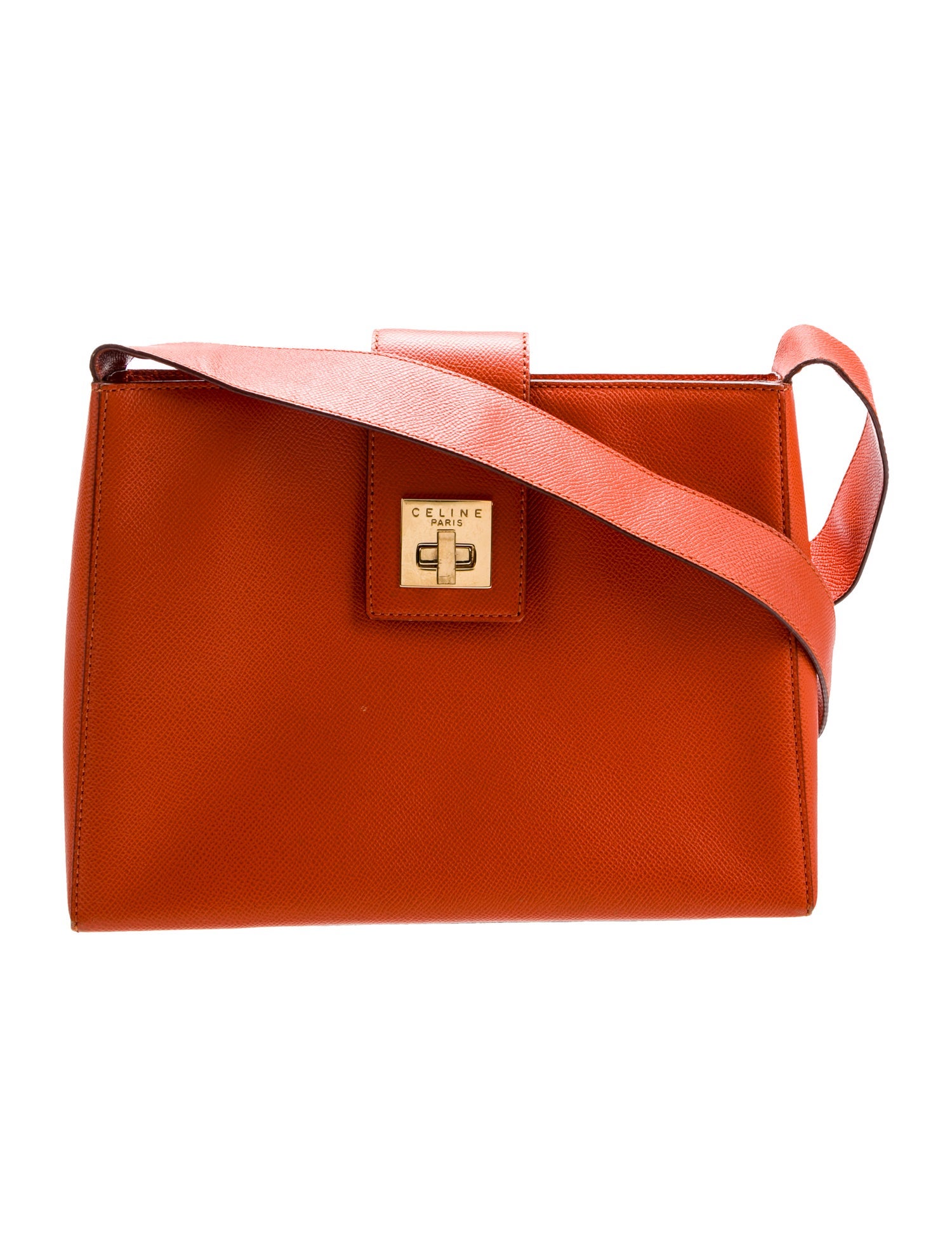 Celine Leather Shoulder Bag Vintage