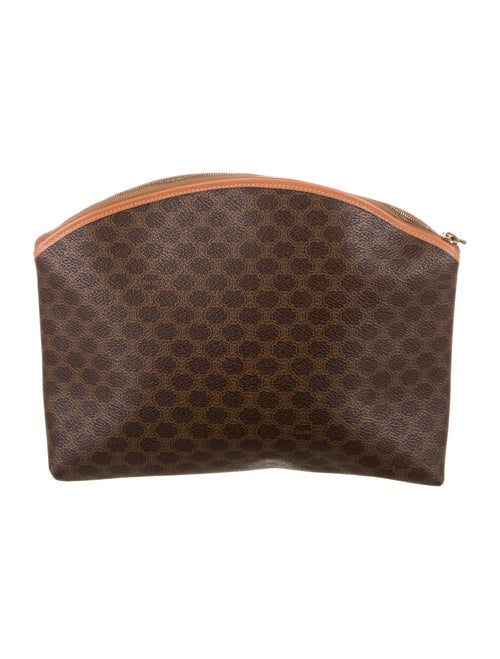 Celine Coated Canvas Cosmetic Bag