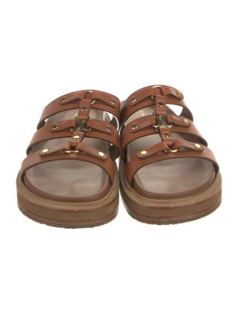 Celine Leather Slingback Sandals