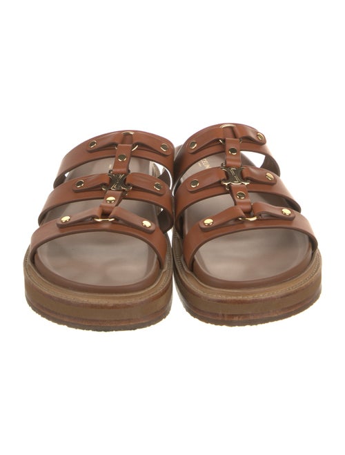 Celine Leather Slingback Sandals