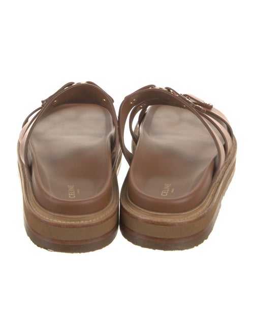 Celine Leather Slingback Sandals