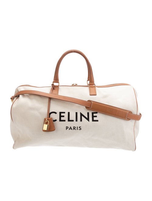 Celine Canvas Weekender Bag